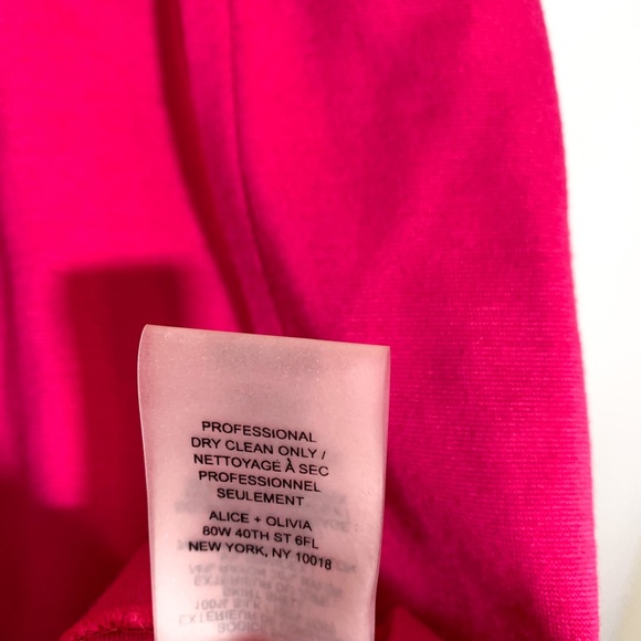 ALICE + OLIVIA Tie Dye Pink Stretch Sleeveless Tank Dress - Picture 10 of 10